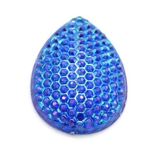 IRIDESCENT BLUE RHINESTONE GEMS - sarahi.NYC