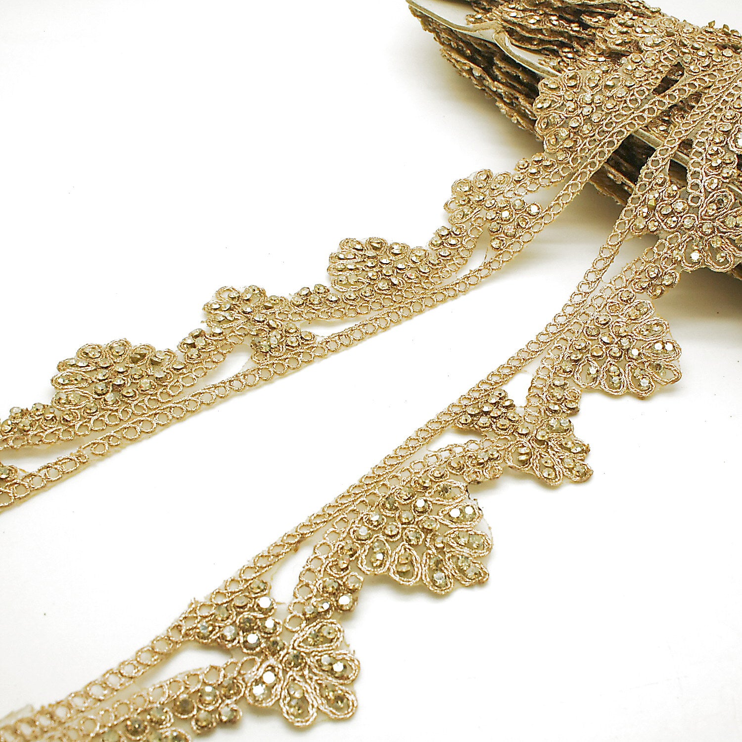GOLD STONE TRIM - sarahi.NYC
