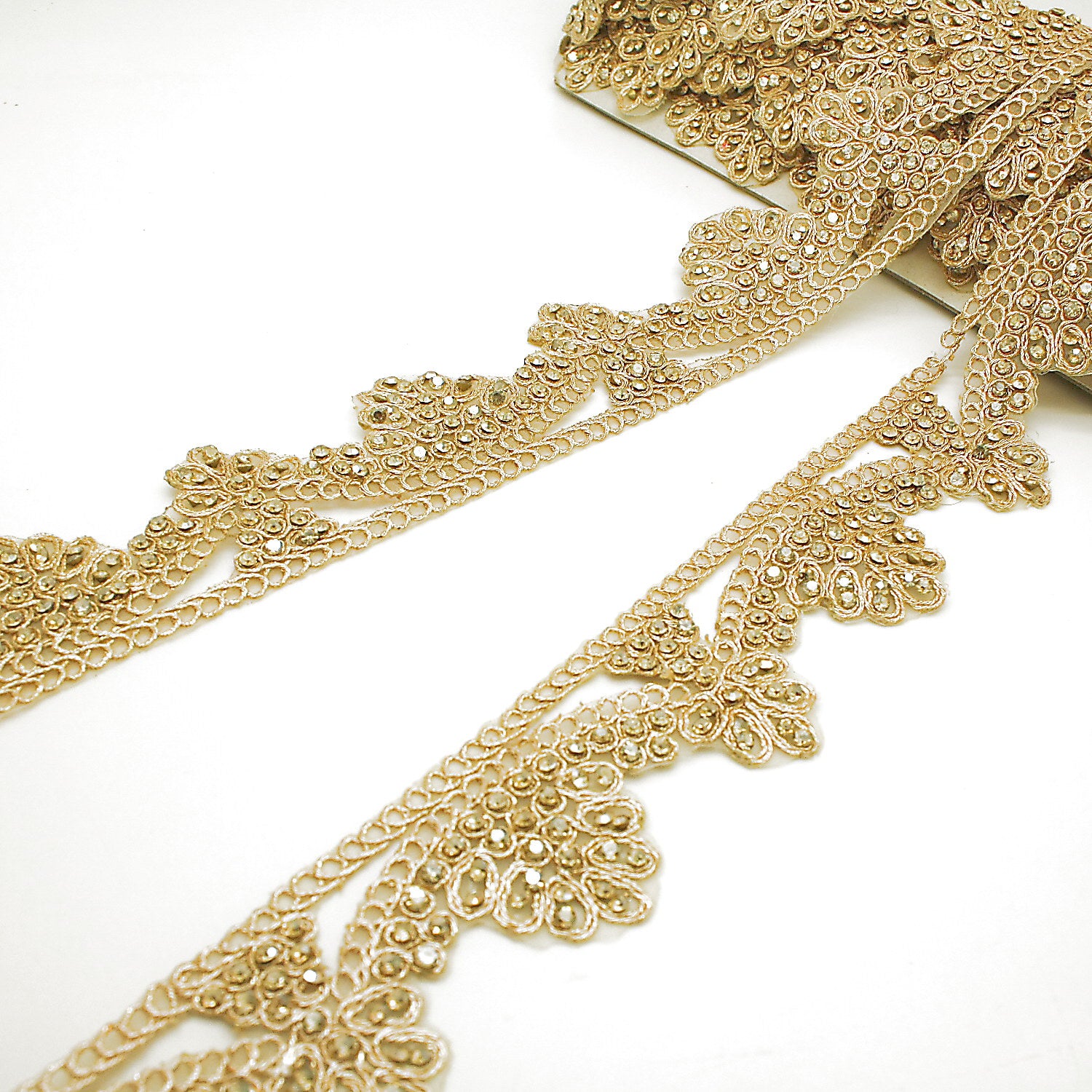 GOLD SILVER STONE TRIM - sarahi.NYC