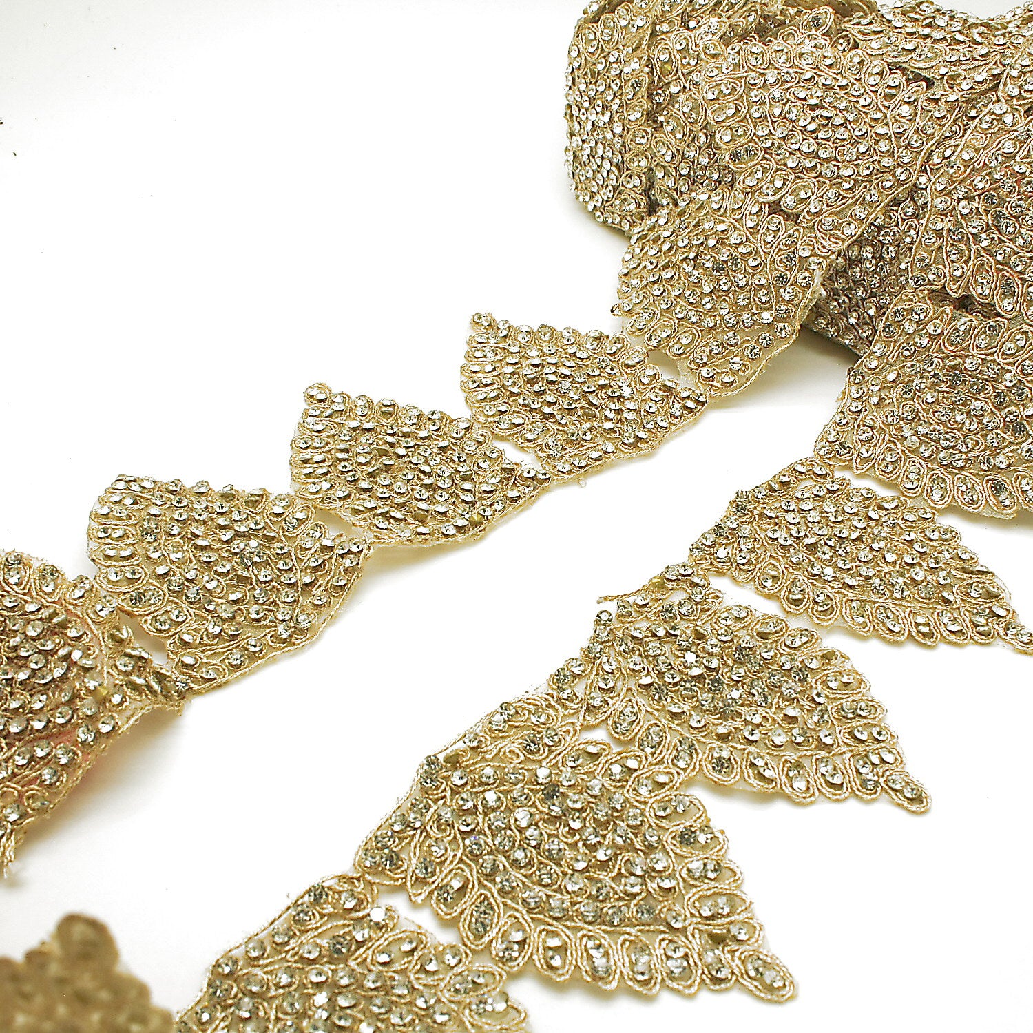 GOLD SILVER STONE TRIM - sarahi.NYC