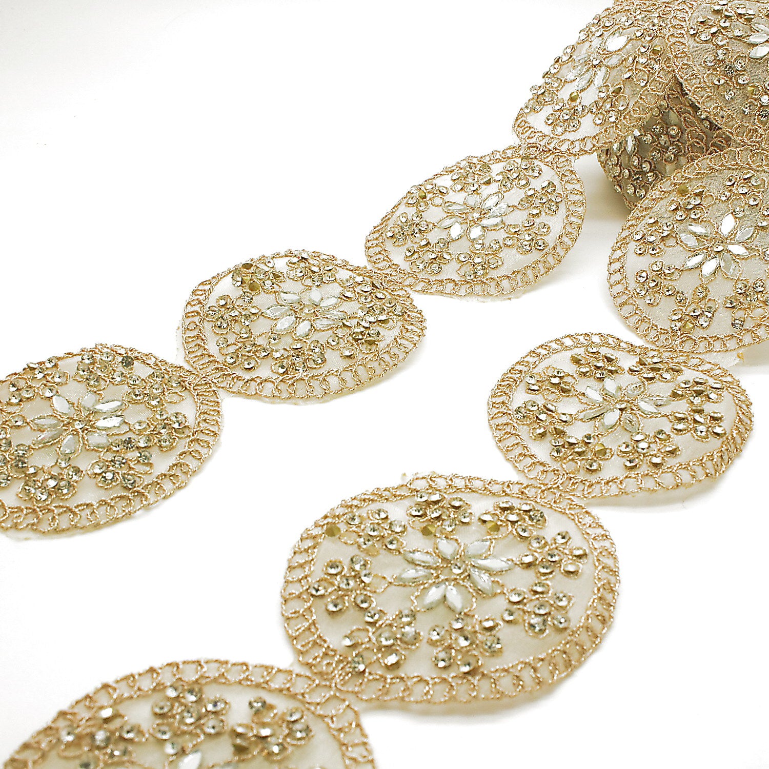 GOLD CIRCLE MIRROR TRIM - sarahi.NYC