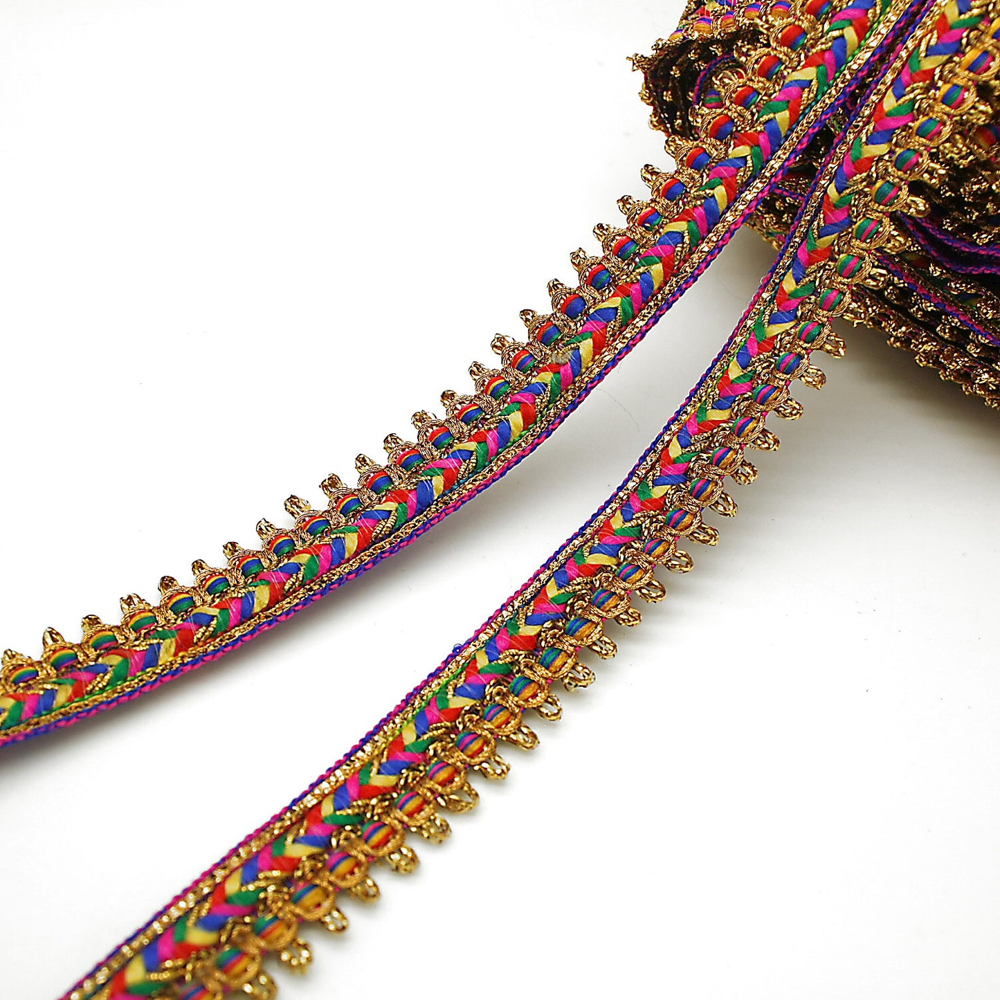 MULTICOLOR WOVEN TRIM - sarahi.NYC