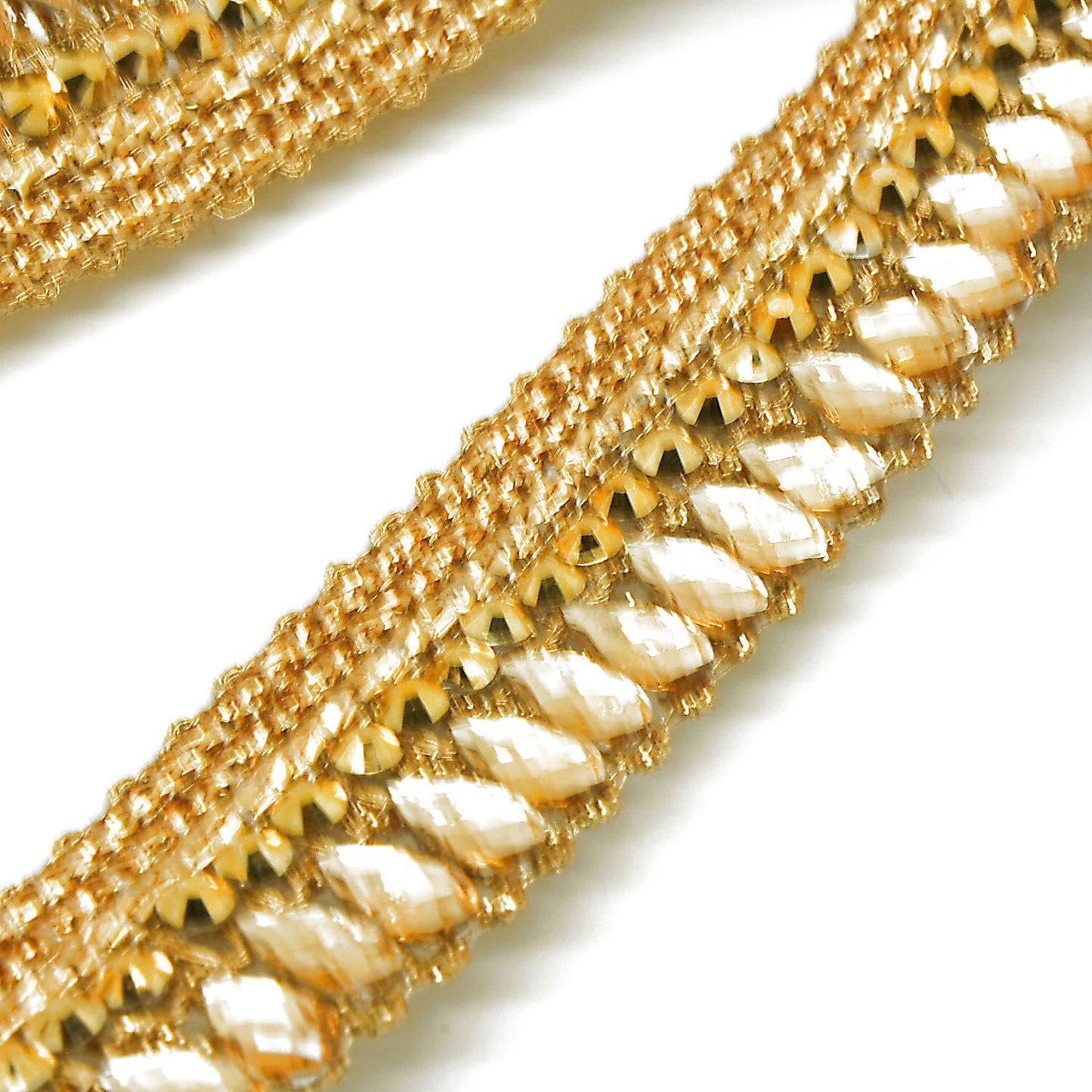 GOLD RHINESTONE EDGING TRIM - sarahi.NYC