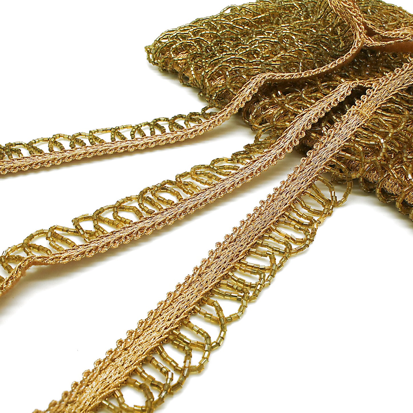 GOLD FRINGE EDGING TRIM - sarahi.NYC