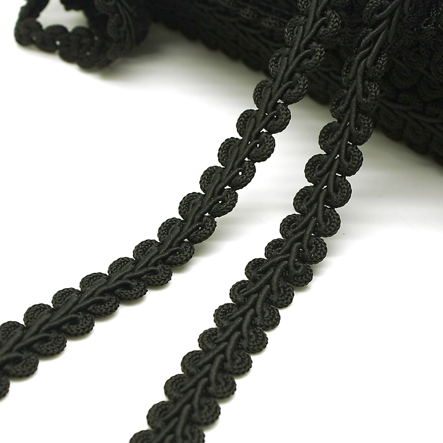 BLACK SWIRL TRIM - sarahi.NYC