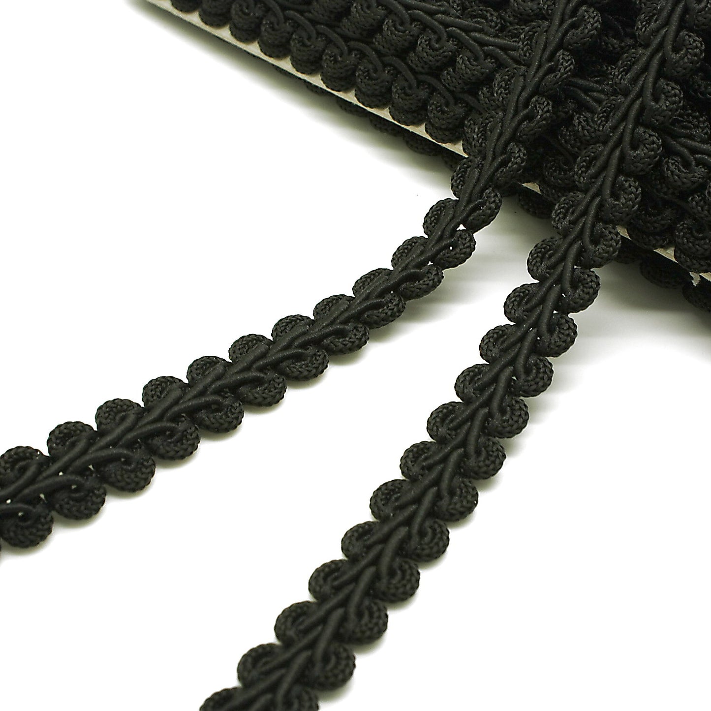 BLACK SWIRL TRIM - sarahi.NYC