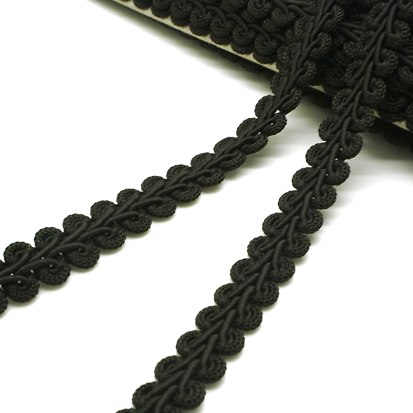 BLACK SWIRL TRIM - sarahi.NYC