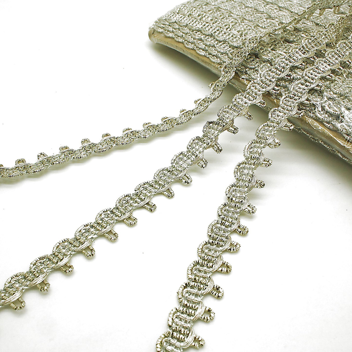 SILVER METALLIC TRIM - sarahi.NYC