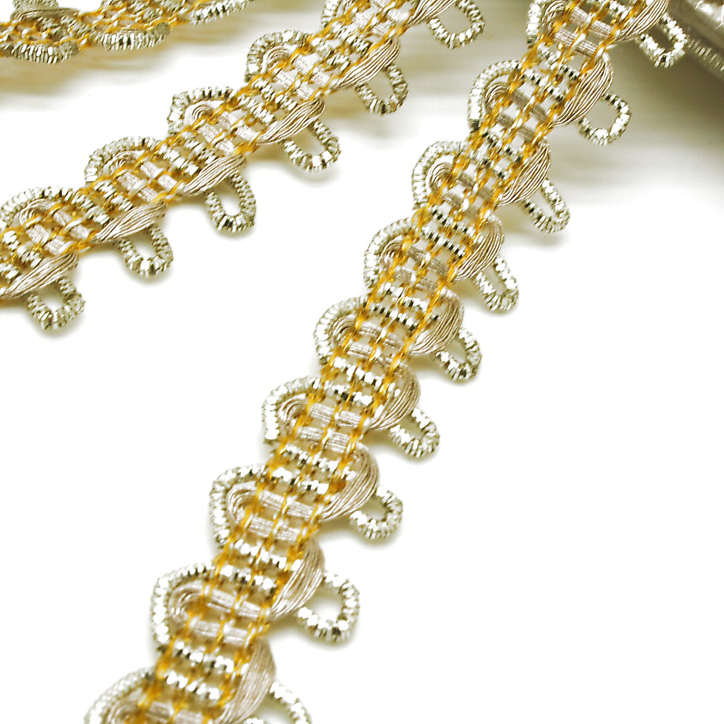 GOLD SILVER METALLIC TRIM - sarahi.NYC