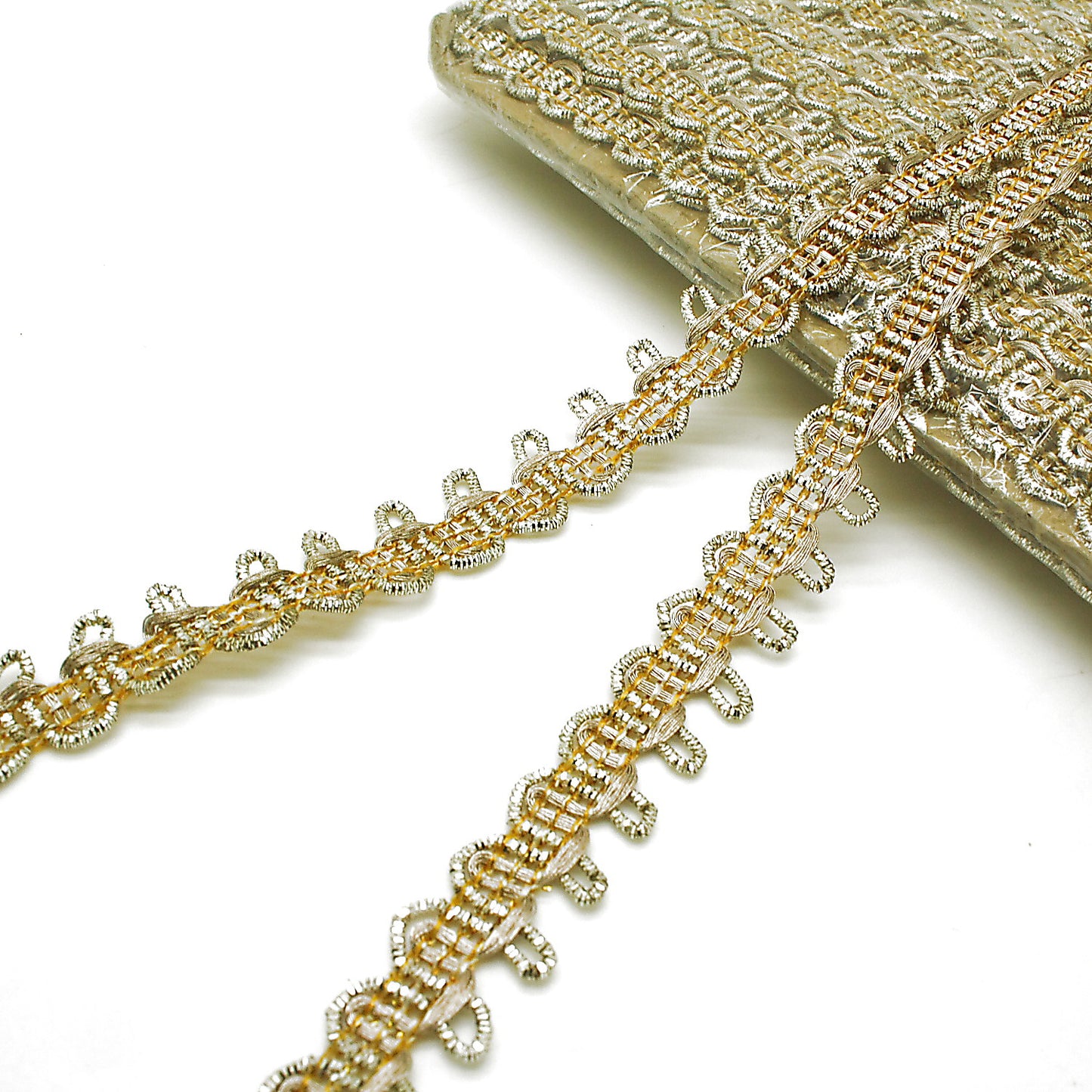 GOLD SILVER METALLIC TRIM - sarahi.NYC