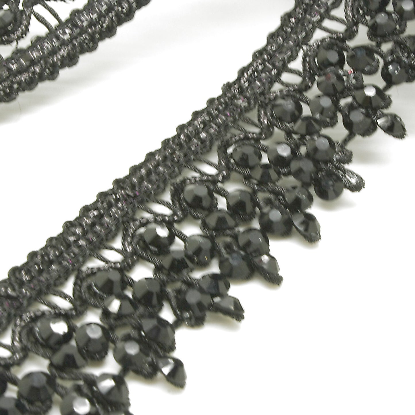 BLACK RHINESTONE TRIM - sarahi.NYC