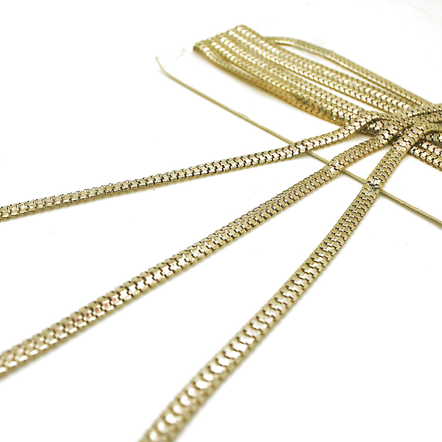 GOLD SNAKE CHAIN TRIM - sarahi.NYC