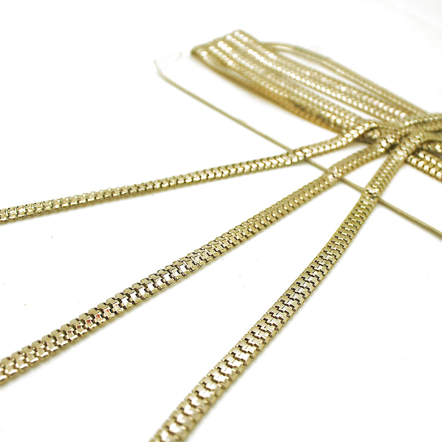 GOLD SNAKE CHAIN TRIM - sarahi.NYC