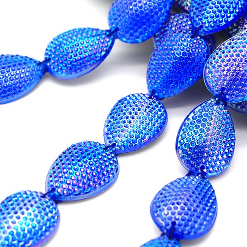 BLUE TEARDROP GEM TRIM - sarahi.NYC