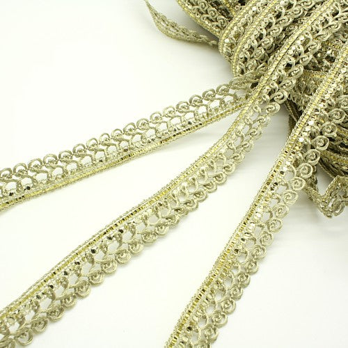 GOLD WOVEN THIN TRIM - sarahi.NYC