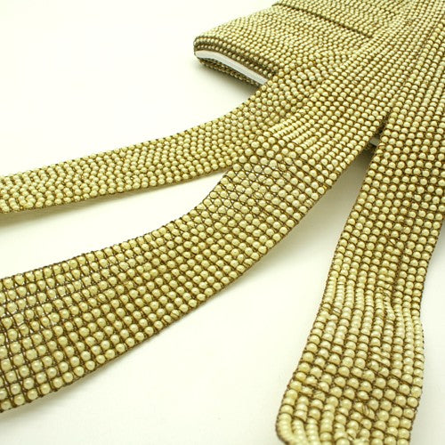 GOLD PEARL WOVEN TRIM - sarahi.NYC