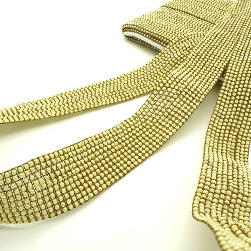 GOLD PEARL WOVEN TRIM - sarahi.NYC