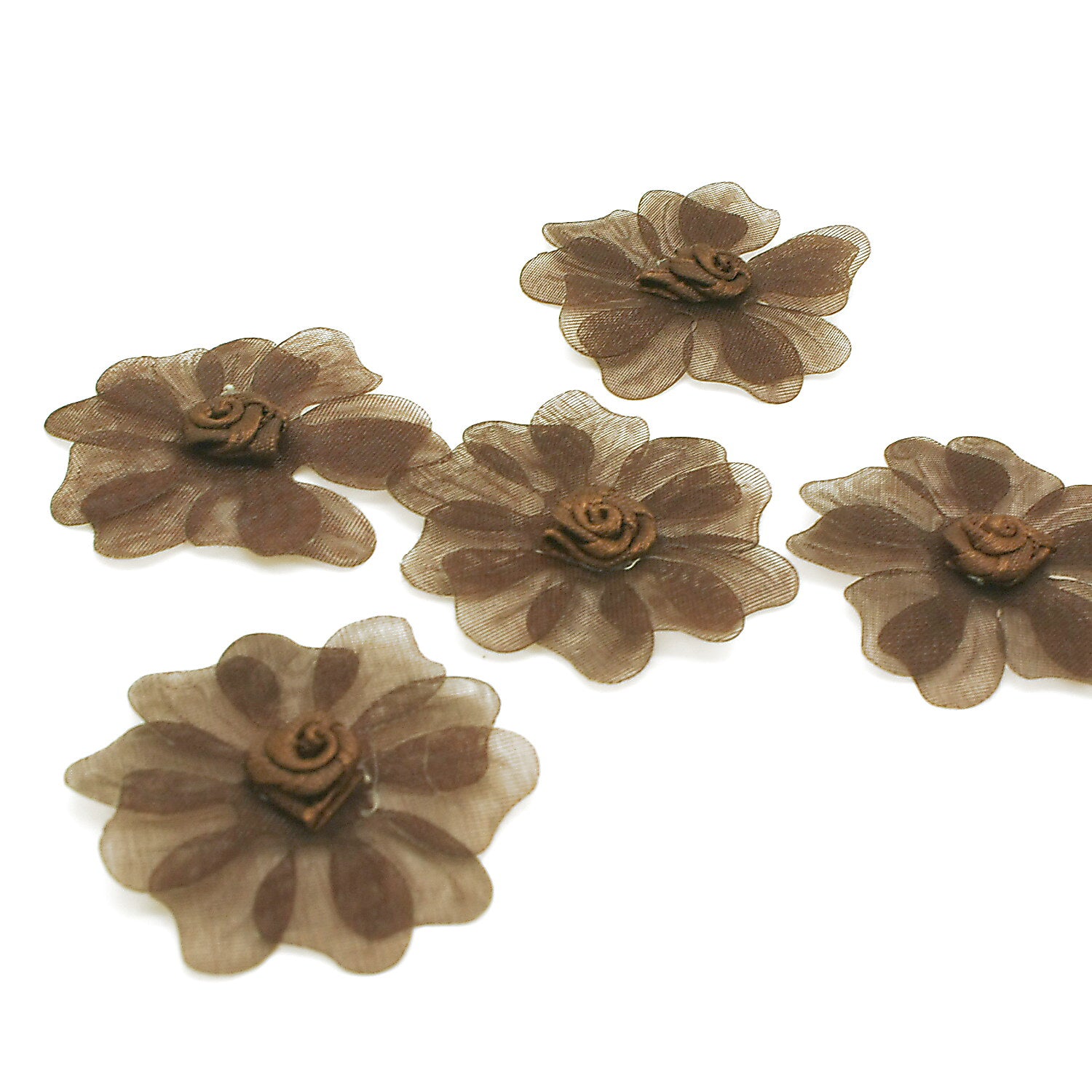 20 BROWN FLOWER MOTIFS - SARAHI.NYC