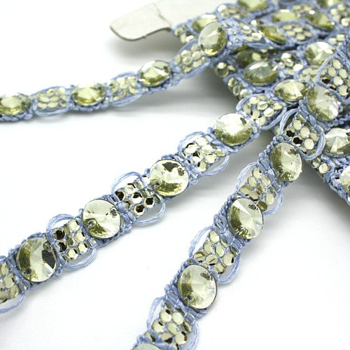 SILVER RHINESTONE TRIM - sarahi.NYC