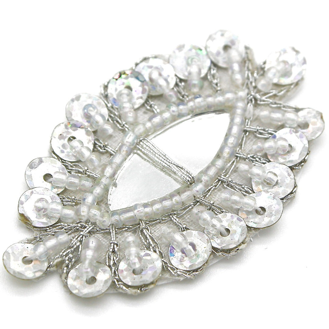 SILVER MIRROR MOTIF  MOTIF - sarahi.NYC