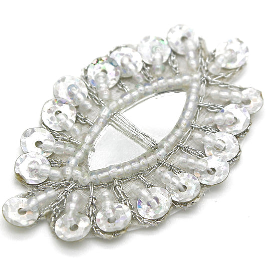 SILVER MIRROR MOTIF  MOTIF - sarahi.NYC