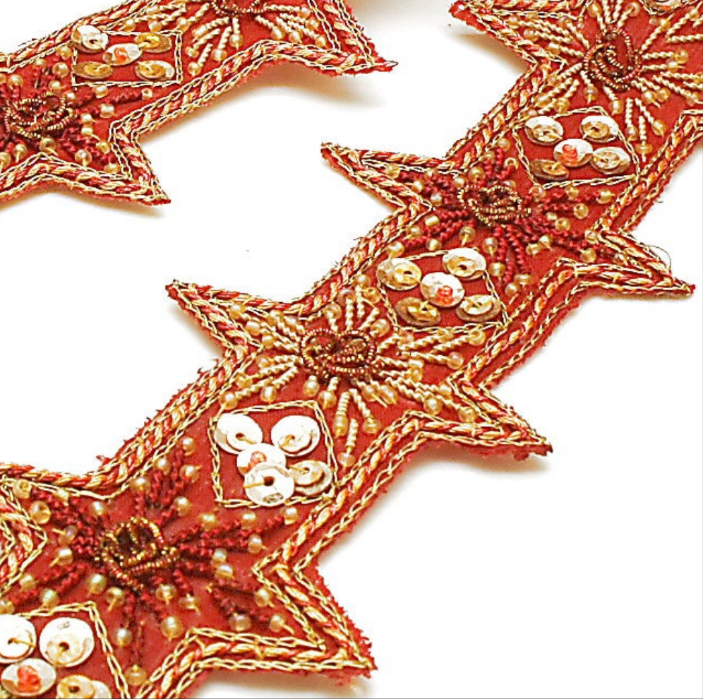 RED GOLD TRIM - sarahi.NYC