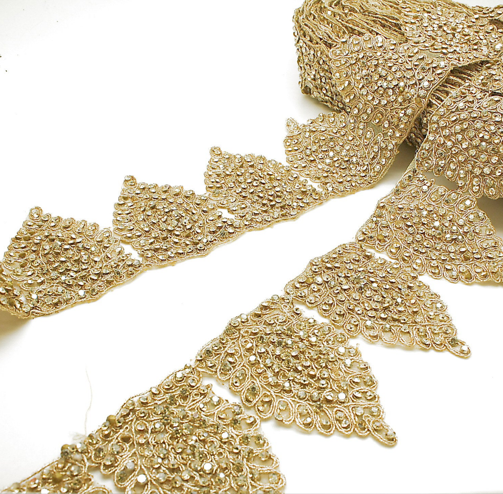 GOLD GOLD STONE TRIM - sarahi.NYC