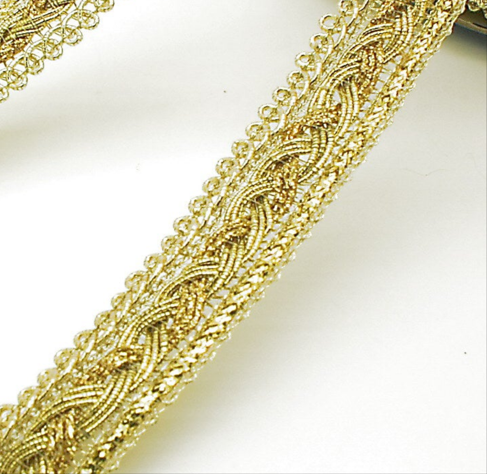 GOLD BRAID TRIM - sarahi.NYC
