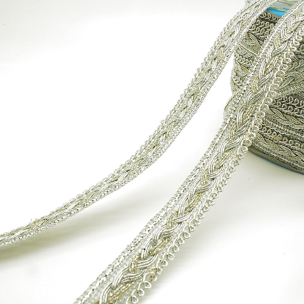 SILVER BRAID METALLIC TRIM