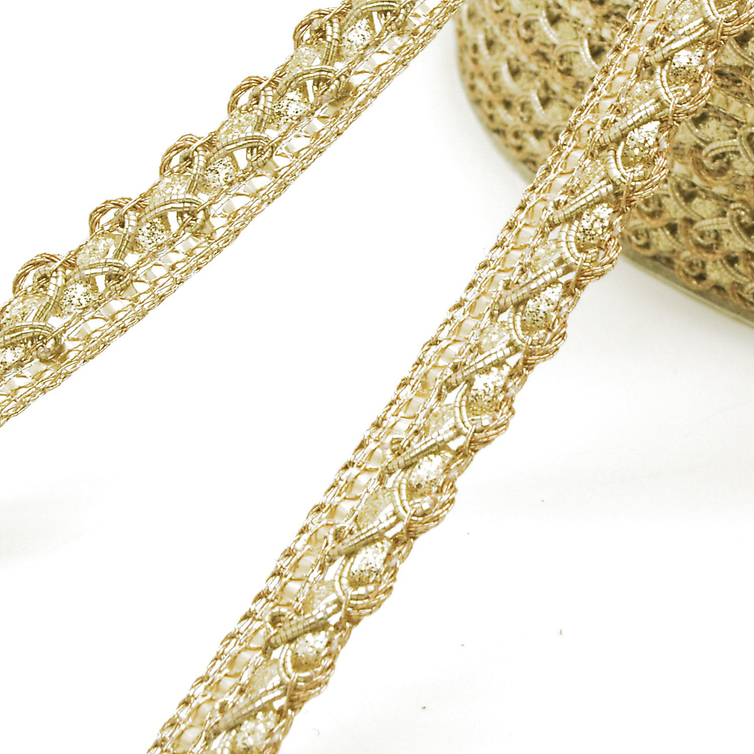 GOLD CROCHET STYLE TRIM - sarahi.NYC