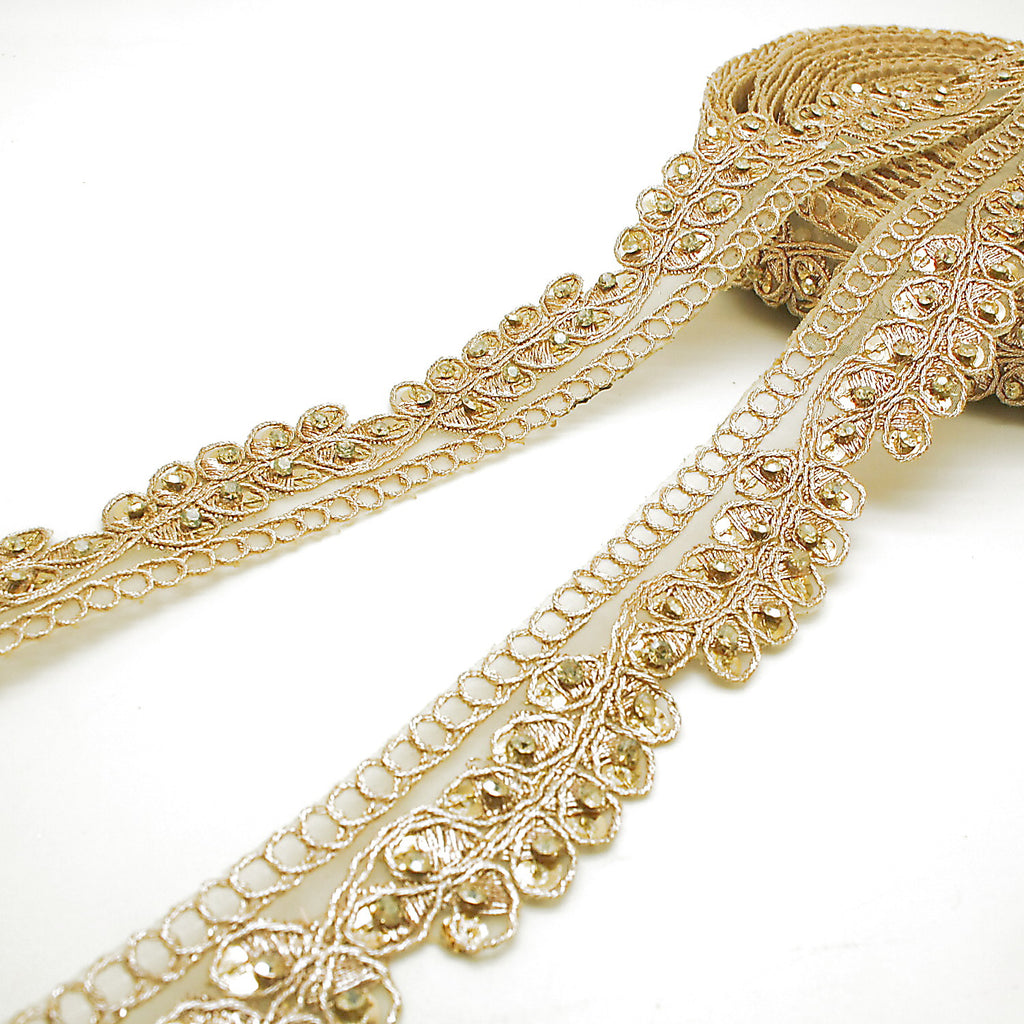 GOLD STONE TRIM - sarahi.NYC