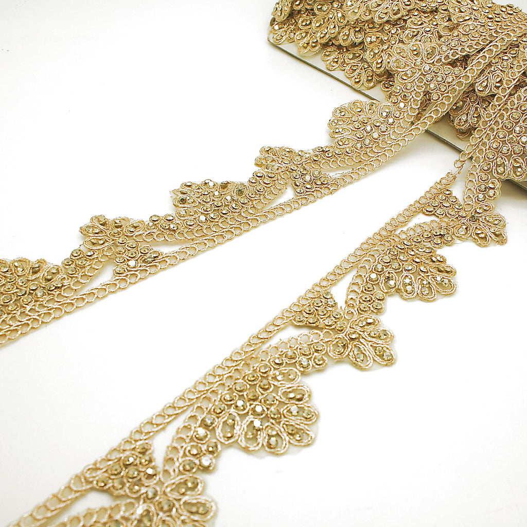 GOLD SILVER STONE TRIM - sarahi.NYC