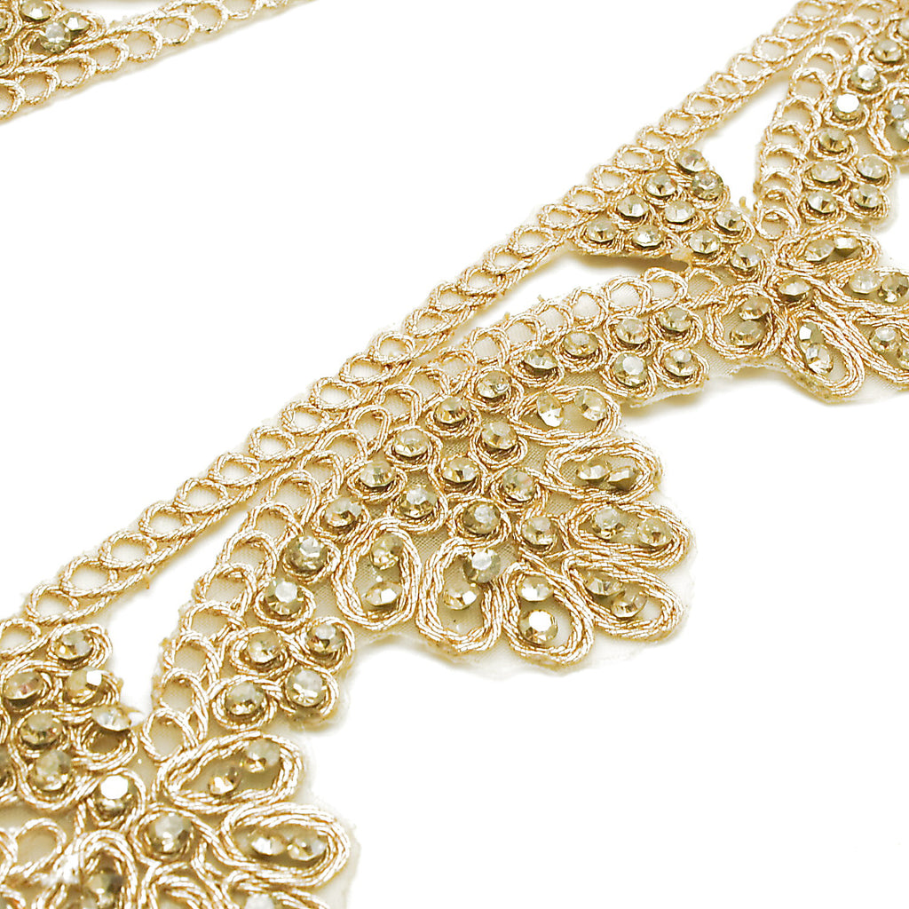 GOLD SILVER STONE TRIM - sarahi.NYC