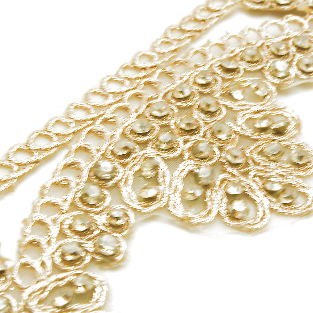 GOLD SILVER STONE TRIM - sarahi.NYC