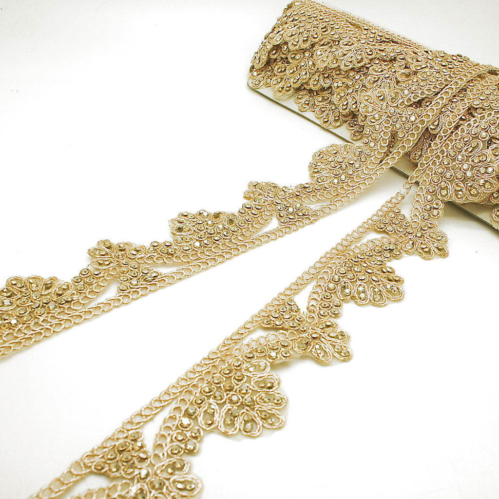 GOLD SILVER STONE TRIM - sarahi.NYC
