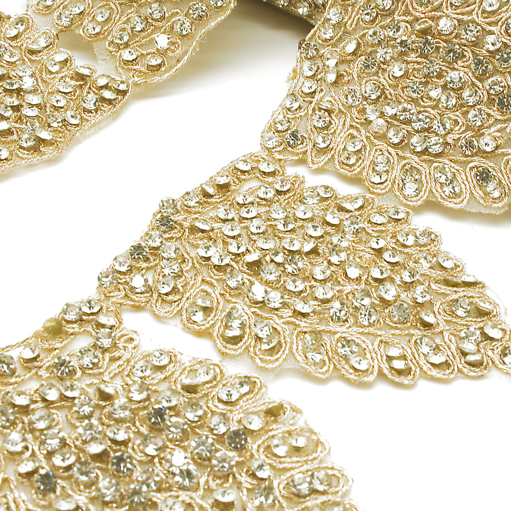 GOLD SILVER STONE TRIM - sarahi.NYC