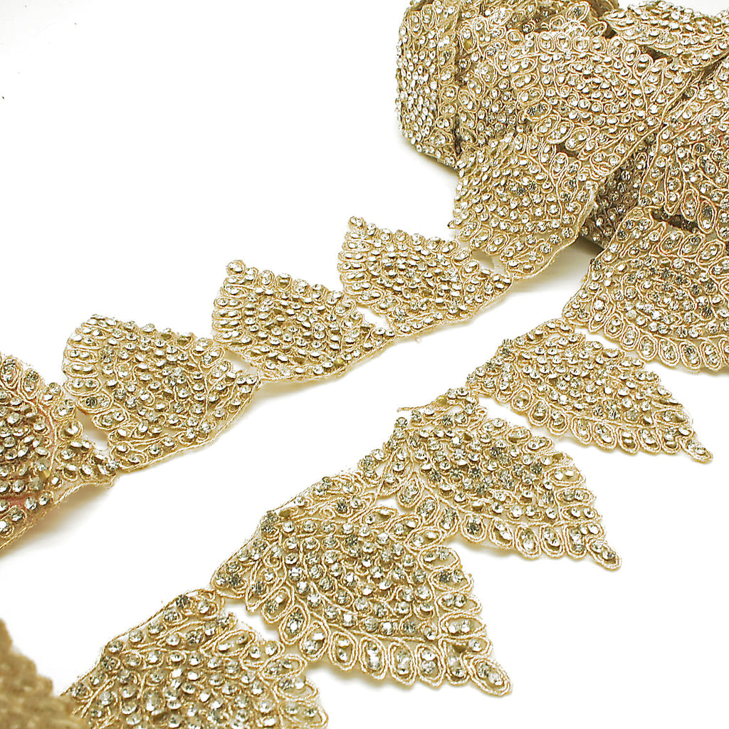 GOLD SILVER STONE TRIM - sarahi.NYC