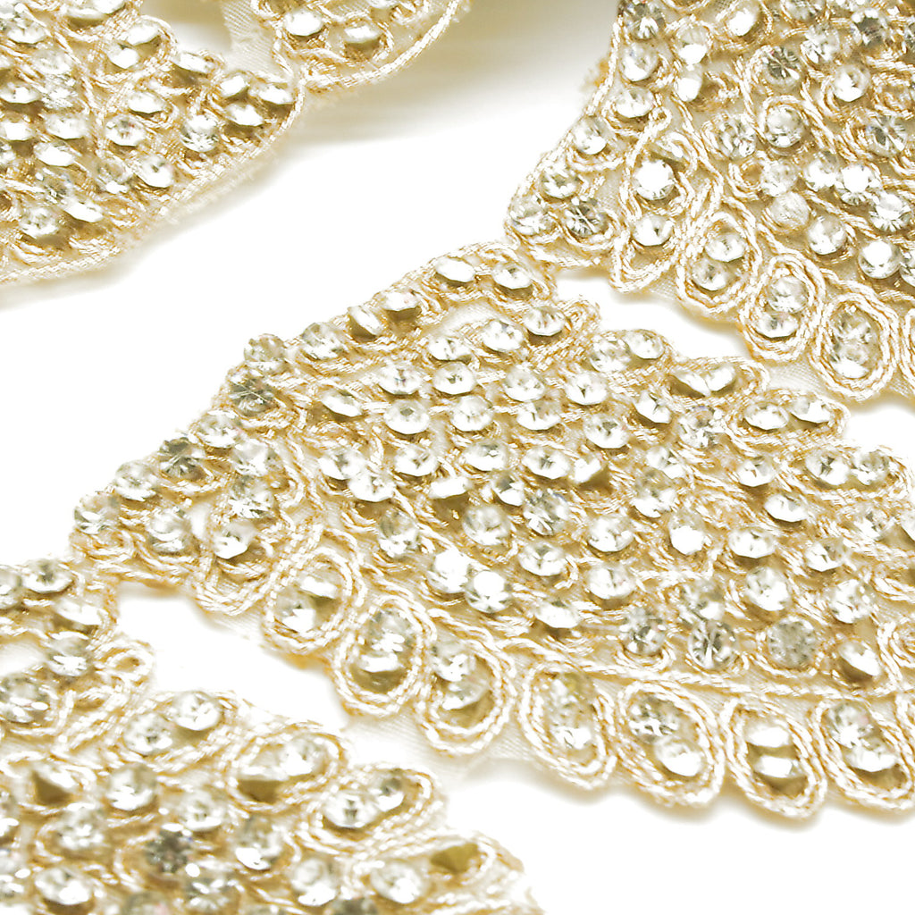 GOLD SILVER STONE TRIM - sarahi.NYC