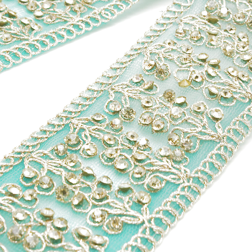 LIGHT BLUE STONE TRIM - SARAHI.NYC