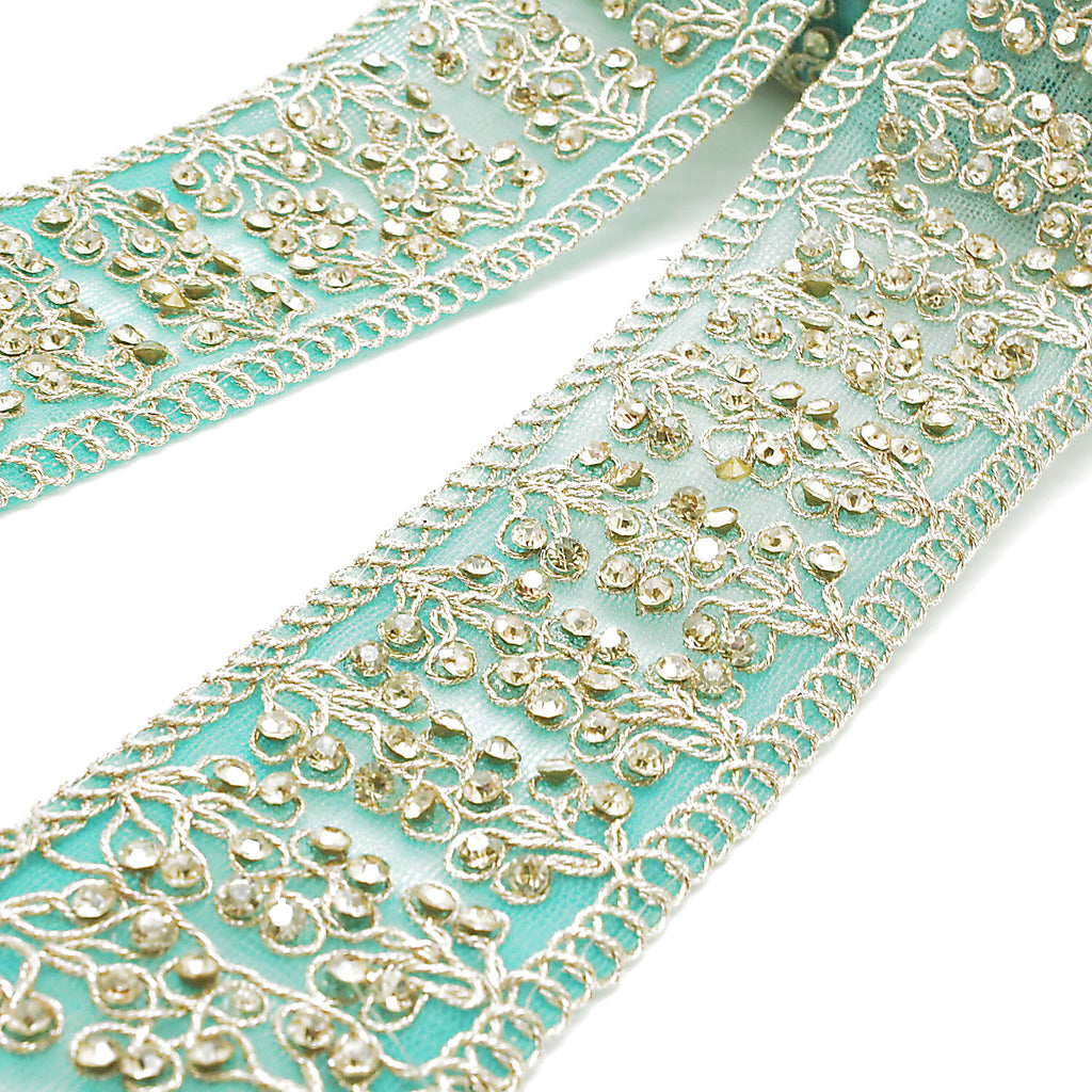 LIGHT BLUE STONE TRIM - SARAHI.NYC