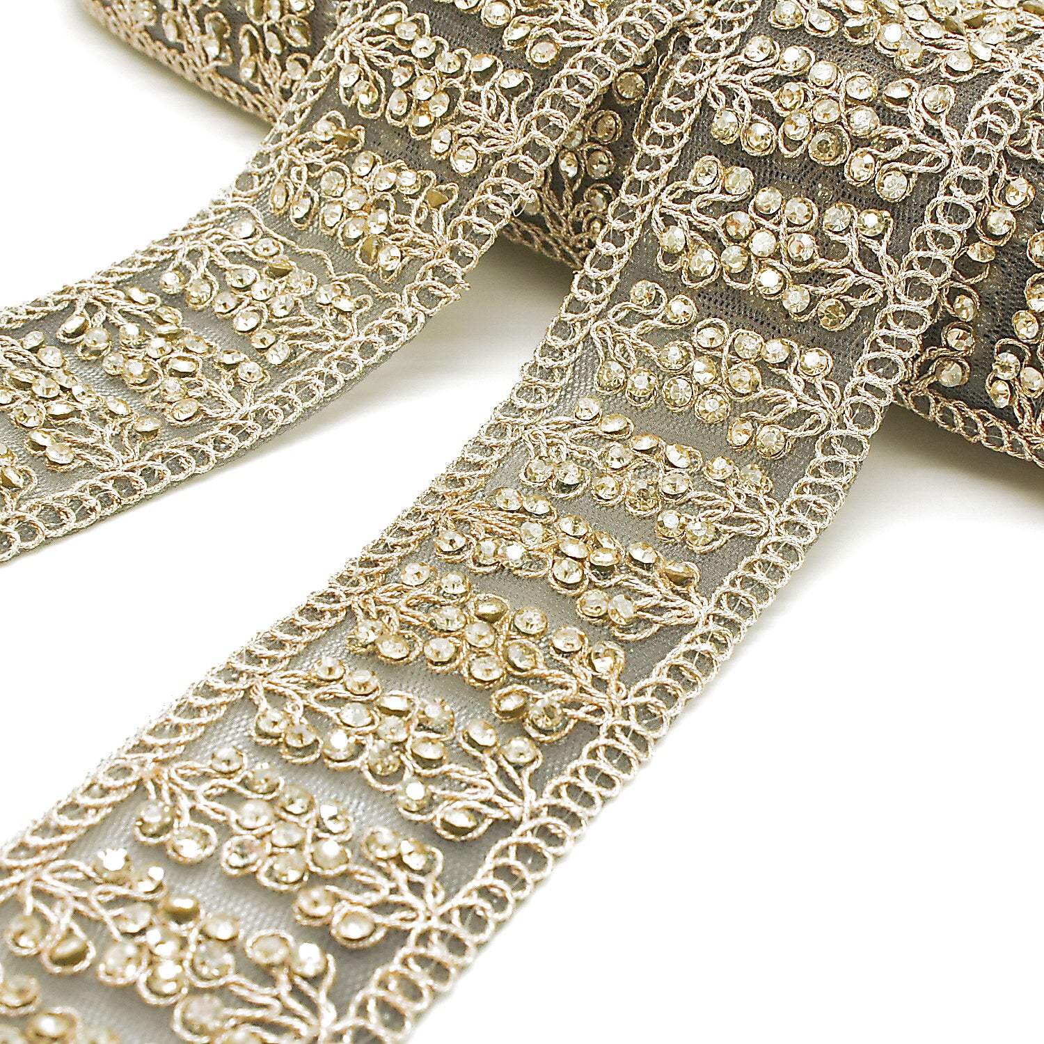 GRAY CHARCOAL STONE TRIM - SARAHI.NYC