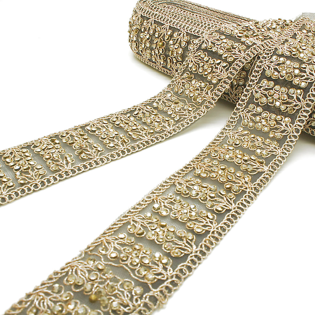 GRAY CHARCOAL STONE TRIM - SARAHI.NYC