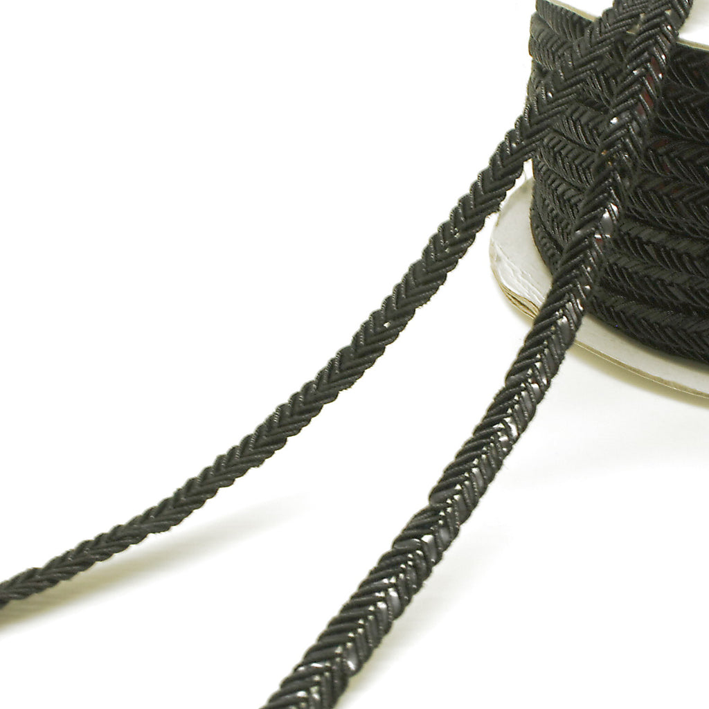 BLACK BRAID EDGING TRIM - sarahi.NYC