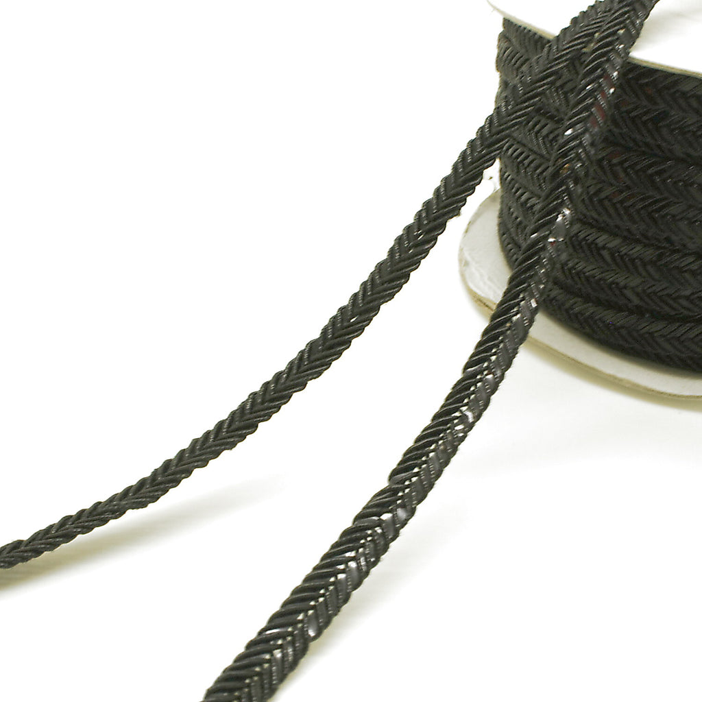 BLACK BRAID EDGING TRIM - sarahi.NYC