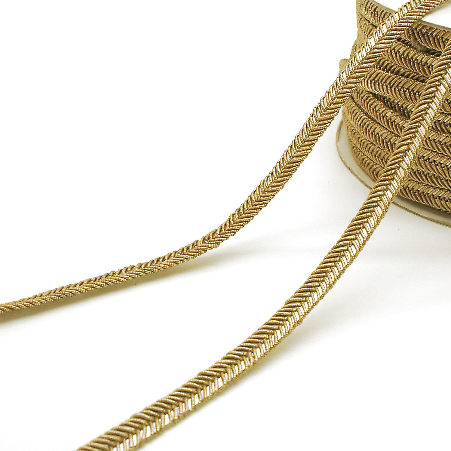 LIGHT GOLD METALLIC TRIM - sarahi.NYC