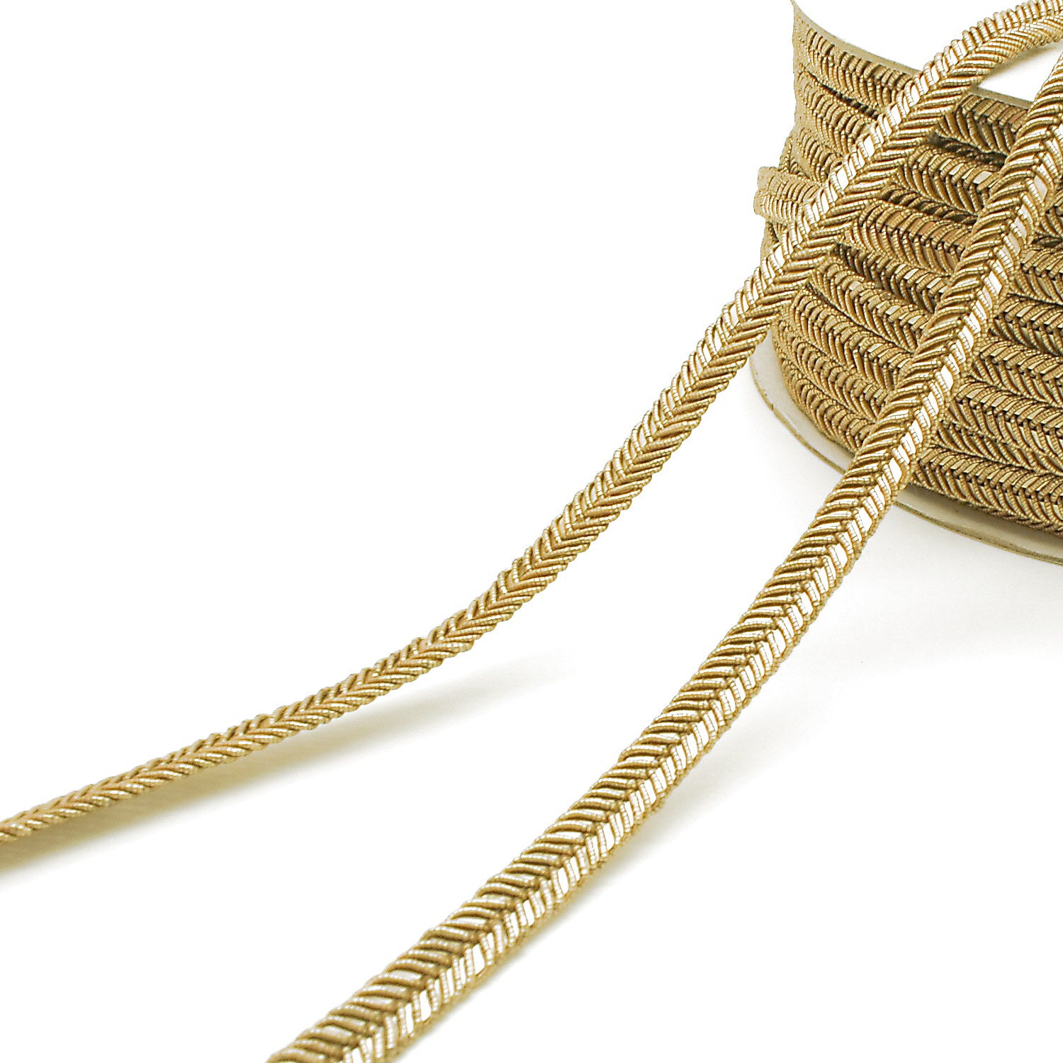 LIGHT GOLD METALLIC TRIM - sarahi.NYC