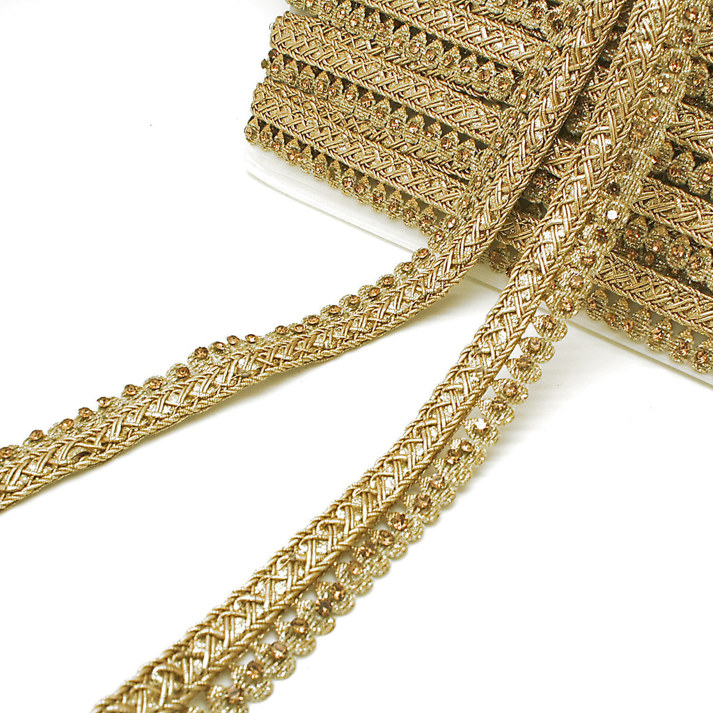 GOLD GOLD STONE TRIM - sarahi.NYC
