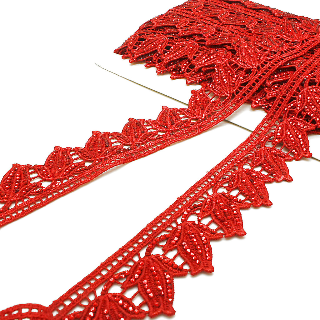 RED STONE TRIM - sarahi.NYC