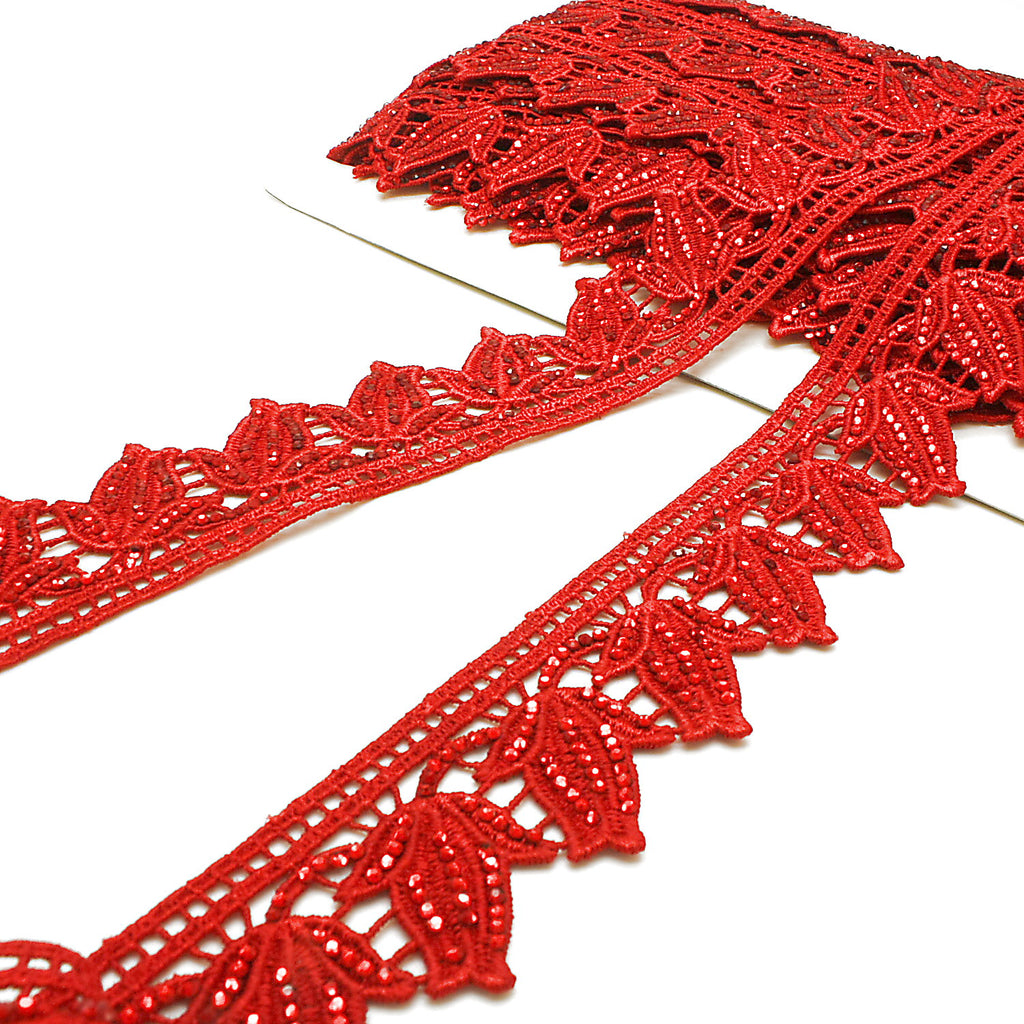 RED STONE TRIM - sarahi.NYC