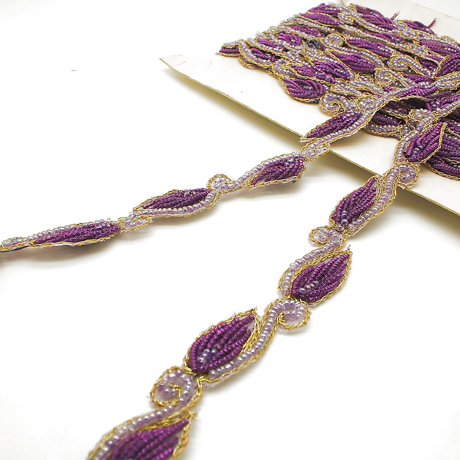 LILAC PAISLEY TRIM - sarahi.NYC